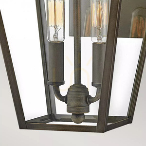 Felinar mediu de perete exterior Palma - 2 surse de lumină - bronz lustruit Elstead small 2