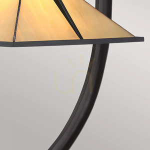 Pomeroy lampă de masă - 1 sursă de lumină - Western brown Elstead small 2