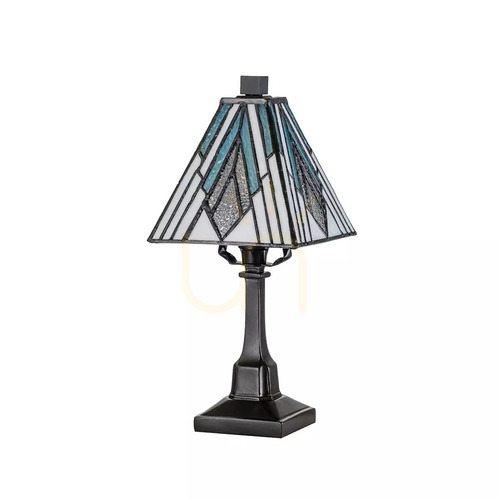 Verifica Alderley lampă mică de masă - 1 sursă de lumină - bronz vintage Elstead