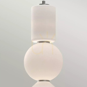 Lampă suspendată LED Bijou - Nichel periat Elstead small 1