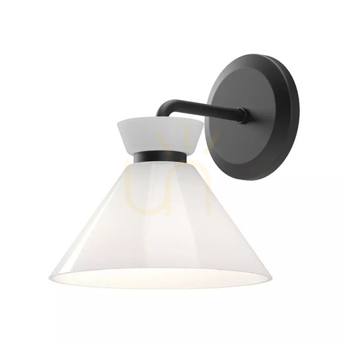 Verifica Halston lampă de perete - 1 sursă de lumină - Negru mat Elstead