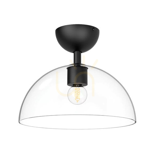 Verifica Jude semi-flame - 1 sursă de lumină - Negru mat Elstead