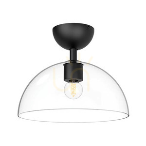 Jude semi-flame - 1 sursă de lumină - Negru mat Elstead small 0