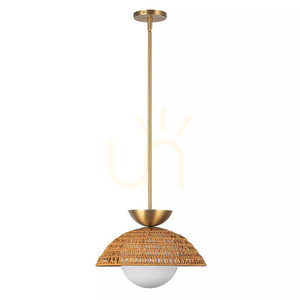 Lampă suspendată Perth - 1 sursă de lumină - Aur periat Elstead small 2