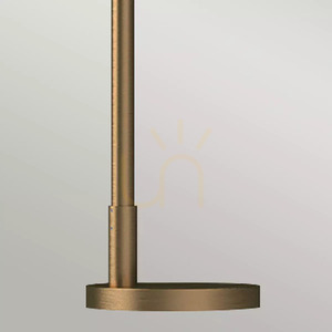 Lampă de podea Remyck - 1 sursă de lumină - Aur periat Elstead small 1