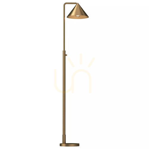 Verifica Lampă de podea Remyck - 1 sursă de lumină - Aur periat Elstead