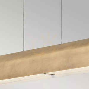Lustră liniară LED Hinkley Arco 117 cm alamă Heritage Brass - Elstead small 5