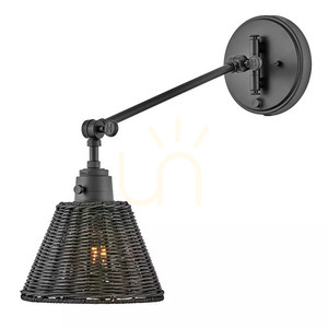 Arti lampă de perete - 1 sursă de lumină - Negru Elstead small 1