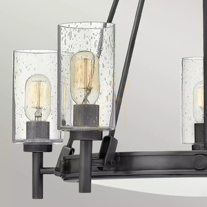 Candelabru Collier - 5 surse de lumină - Negru oxidat Elstead small 2