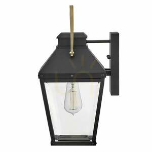 Felinar mediu de perete exterior Dawson - 1 sursă de lumină - negru cu bronz lustruit Elstead small 8