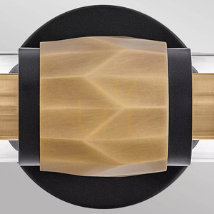 Aplică de perete Ellison IP44 - 2 surse de lumină - negru și alamă Heritage Brass Elstead small 3