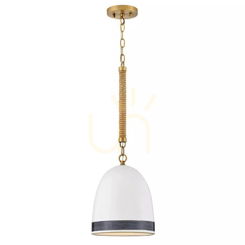 Verifica Lampă suspendată Nash - 1 sursă de lumină - Alamă clasică Elstead