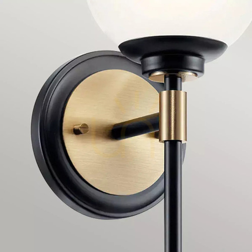 Verifica Aplică Benno IP44 - 1 sursă de lumină - negru, bronz șampanie Elstead