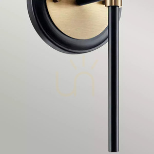 Lampă de perete Benno - 1 sursă de lumină - Negru, Champagne Elstead small 4