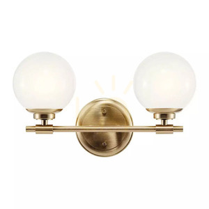 Lampă de perete Benno - 2 surse de lumină - Bronz șampanie Elstead 1 Lampă de perete Benno - 2 surse de lumină - Bronz șampanie Elstead small 1