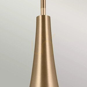 Lampă suspendată Kichler Deela - 1 sursă de lumină - bronz șampanie Elstead small 1