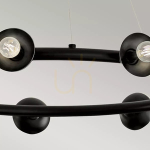 Candelabru Palta - 9 surse de lumină - Satin negru Elstead 3 Candelabru Palta - 9 surse de lumină - Satin negru Elstead small 3
