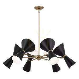 Candelabru Phix - 12 surse de lumină - Bronz șampanie Elstead small 1