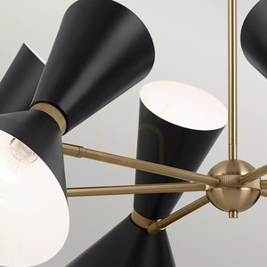 Candelabru Phix - 12 surse de lumină - Bronz șampanie Elstead small 3