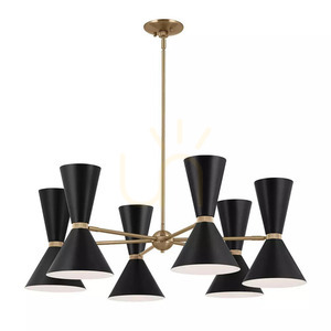 Candelabru Phix - 12 surse de lumină - Bronz șampanie Elstead small 0