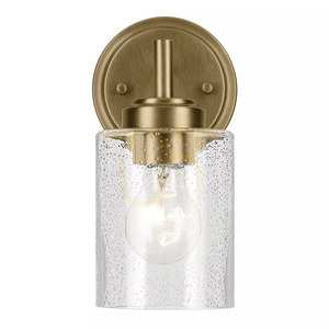 Winslow lampă de perete - 1 sursă de lumină - alamă naturală Elstead small 1