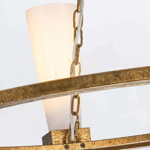 Verifica Candelabru Kristy - 4 surse de lumină - aur patinat Elstead