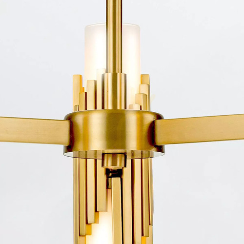 Verifica Candelabru Marvele - 6 surse de lumină - Alamă îmbătrânită Elstead