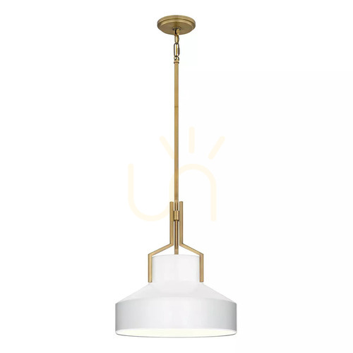Verifica Brecken lampă suspendată - 2 surse de lumină - alamă îmbătrânită Elstead