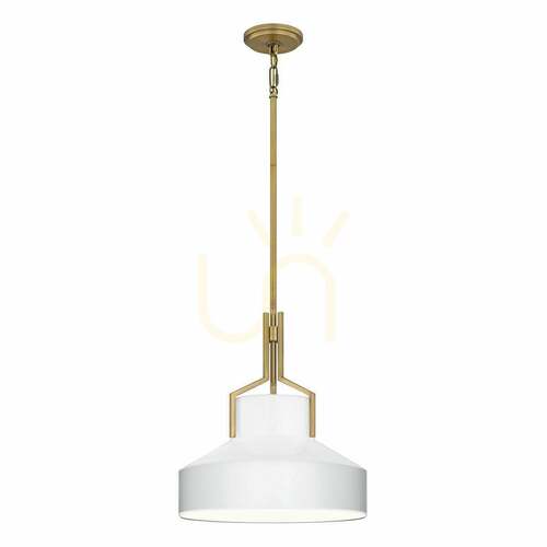 Verifica Brecken lampă suspendată - 2 surse de lumină - alamă îmbătrânită Elstead