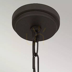 Brecken lampă suspendată - 2 surse de lumină - Bronz vechi Elstead small 1