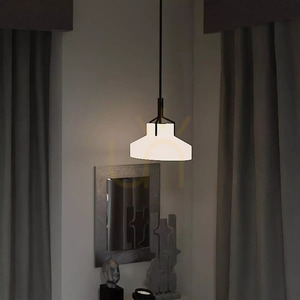 Brecken lampă suspendată - 2 surse de lumină - Bronz vechi Elstead small 3