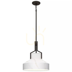 Brecken lampă suspendată - 2 surse de lumină - Bronz vechi Elstead small 0