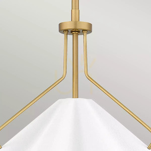 Lampă suspendată Mejia - 1 sursă de lumină - Alamă învechită Elstead small 3