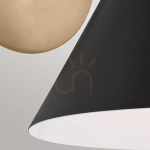 Aplică Phix sus/jos - 2 surse de lumină - Bronz șampanie și negru Elstead small 1