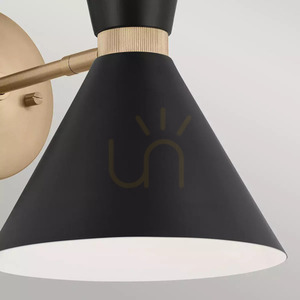 Aplică Phix sus/jos - 2 surse de lumină - Bronz șampanie și negru Elstead small 4