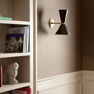 Aplică Phix sus/jos - 2 surse de lumină - Bronz șampanie și negru Elstead small 6
