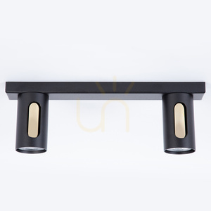 Plafonieră Sigma FLOW 2 GU10 negru/auriu 41217 1 Plafonieră Sigma FLOW 2 GU10 negru/auriu 41217 small 1