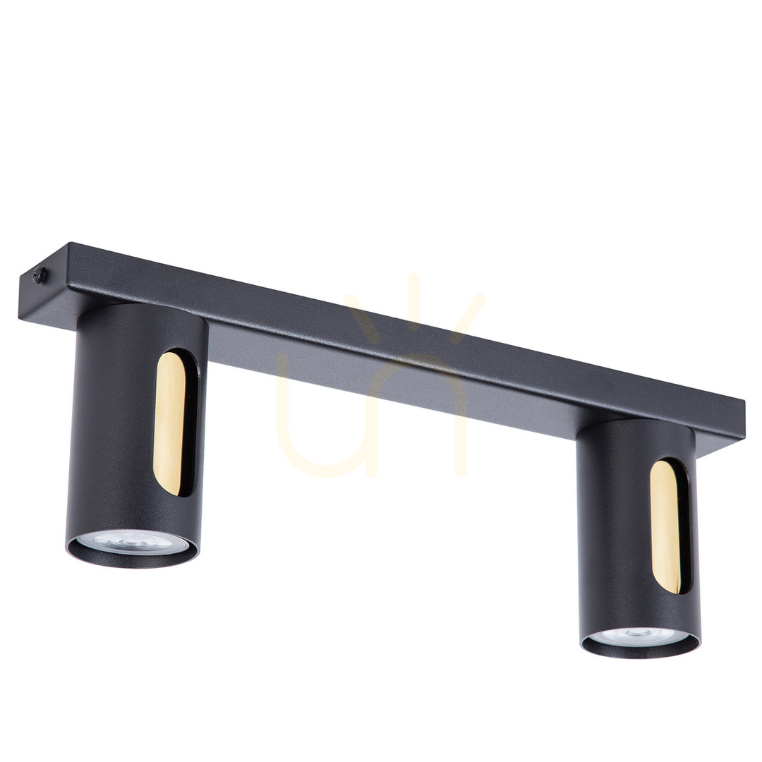 Verifica Plafonieră Sigma FLOW 2 GU10 negru/auriu 41217 Plafonieră Sigma FLOW 2 GU10 negru/auriu 41217