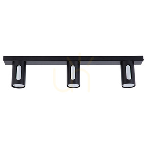 Plafonieră Sigma FLOW 3 GU10 negru/argintiu 60 cm 41210 small 1