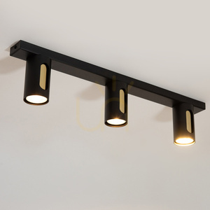Plafonieră Sigma FLOW 3 GU10 negru/aurie 60 cm 41218 1 Plafonieră Sigma FLOW 3 GU10 negru/aurie 60 cm 41218 small 1