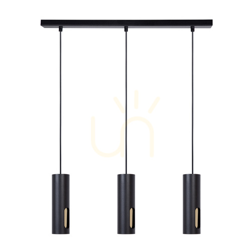 Verifica Lampă suspendată Sigma FLOW 3 negru/aur GU10 41221