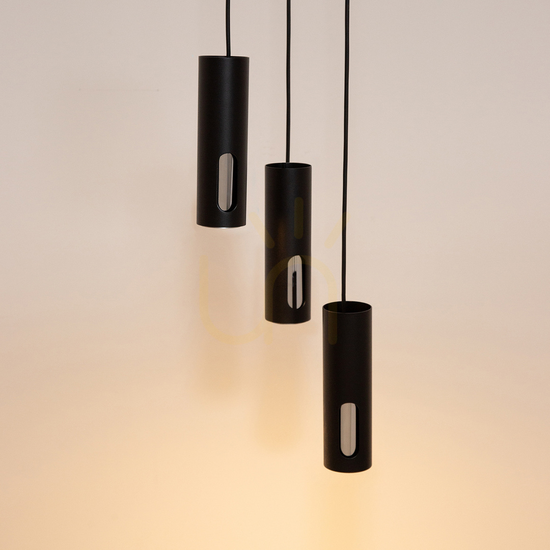 previzualizare Lampă suspendată Sigma FLOW 3 negru/argintiu SKU 41214 Lampă suspendată Sigma FLOW 3 negru/argintiu SKU 41214