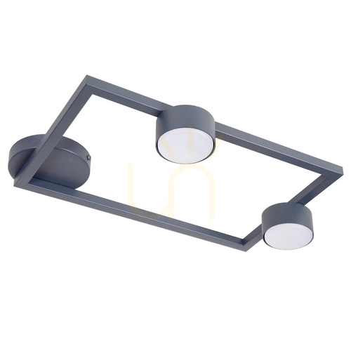 Verifica Plafonieră Sigma FRAME 2 grafit 41280 – 2xGX53 max 12W LED, oțel vopsit, 48x31x7,7 cm, IP20