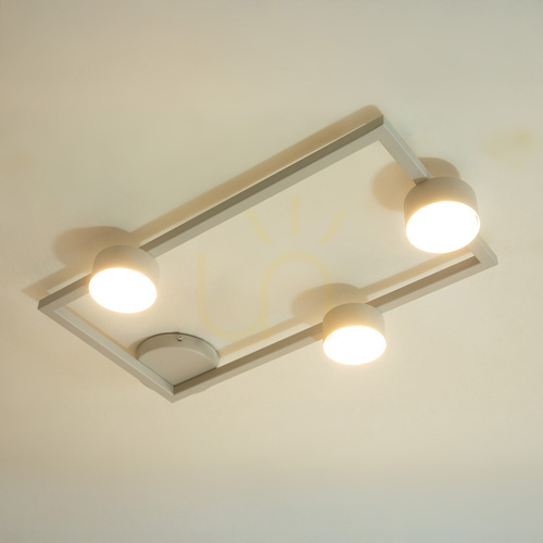 Verifica Plafonieră Sigma FRAME cu 3 socluri GX53, gri-bej, 41318