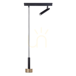 Lampă suspendată Sigma STAMP 1 negru/auriu SKU 41252 small 0