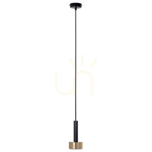Lampă suspendată Sigma STAMP 1 negru/auriu GX53 12W 41249 small 0