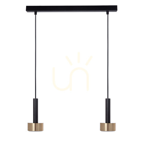 Verifica Lampă suspendată Sigma STAMP 2 negru/auriu GX53 12W SKU 41250