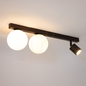 Plafonieră Sigma TAVIRA 3xG9 bronz maro sticlă 60 cm SKU 41267 small 1
