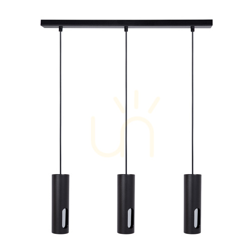 Verifica Lampă suspendată Sigma FLOW 3 negru/argintiu 60 cm 3xGU10 41213
