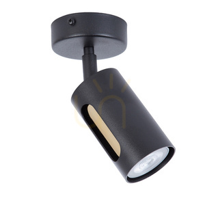 Aplica Sigma FLOW 1 negru auriu GU10 10W 41216 small 0